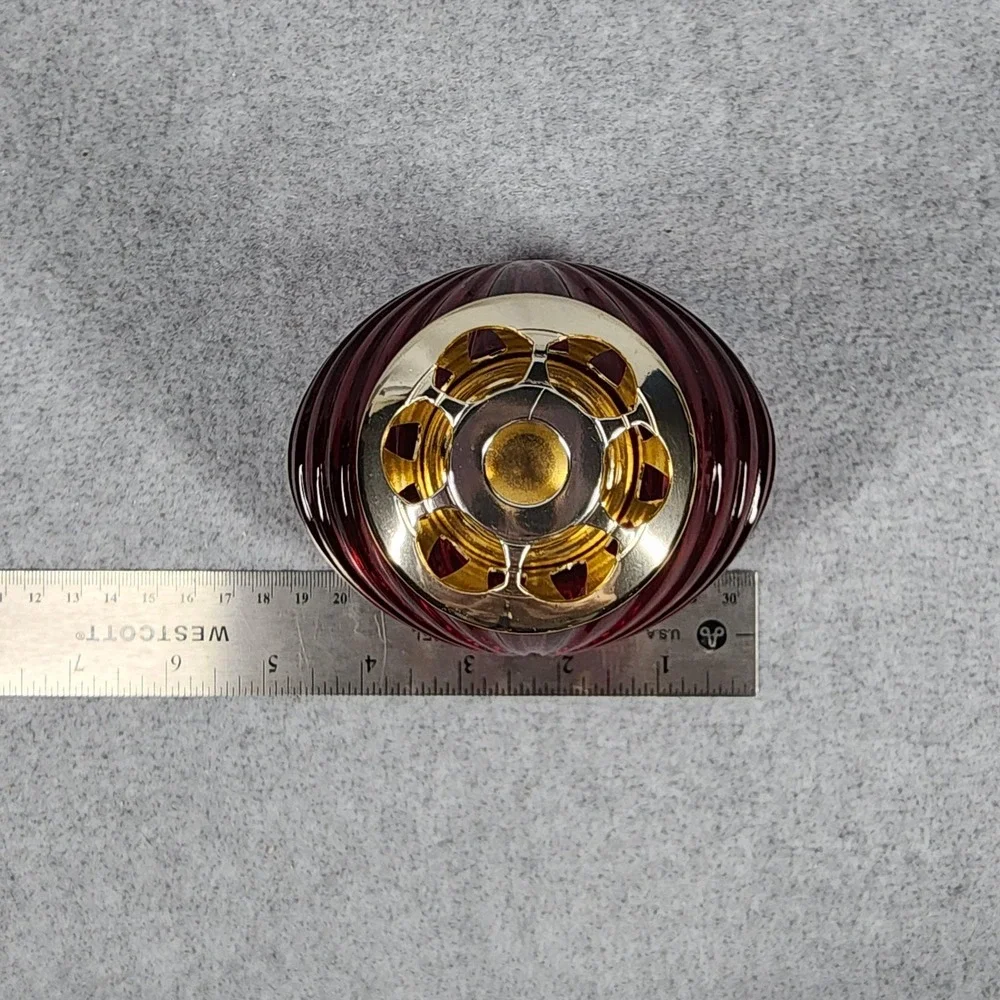 Vintage Lampe Berger Caroline Red Fragrance Lamp Catalytic Diffuser France
